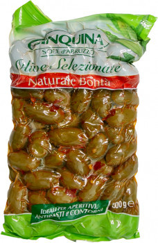 Olive Verdi Denocciolate Condite Cinquina 0,5 Kg