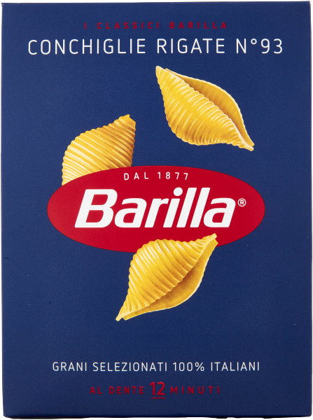 Pasta Barilla CONCHIGLIE RIGATE N.93  500 GR