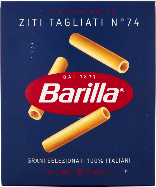 Pasta Barilla ZITI TAGLIATI N.74  500 GR